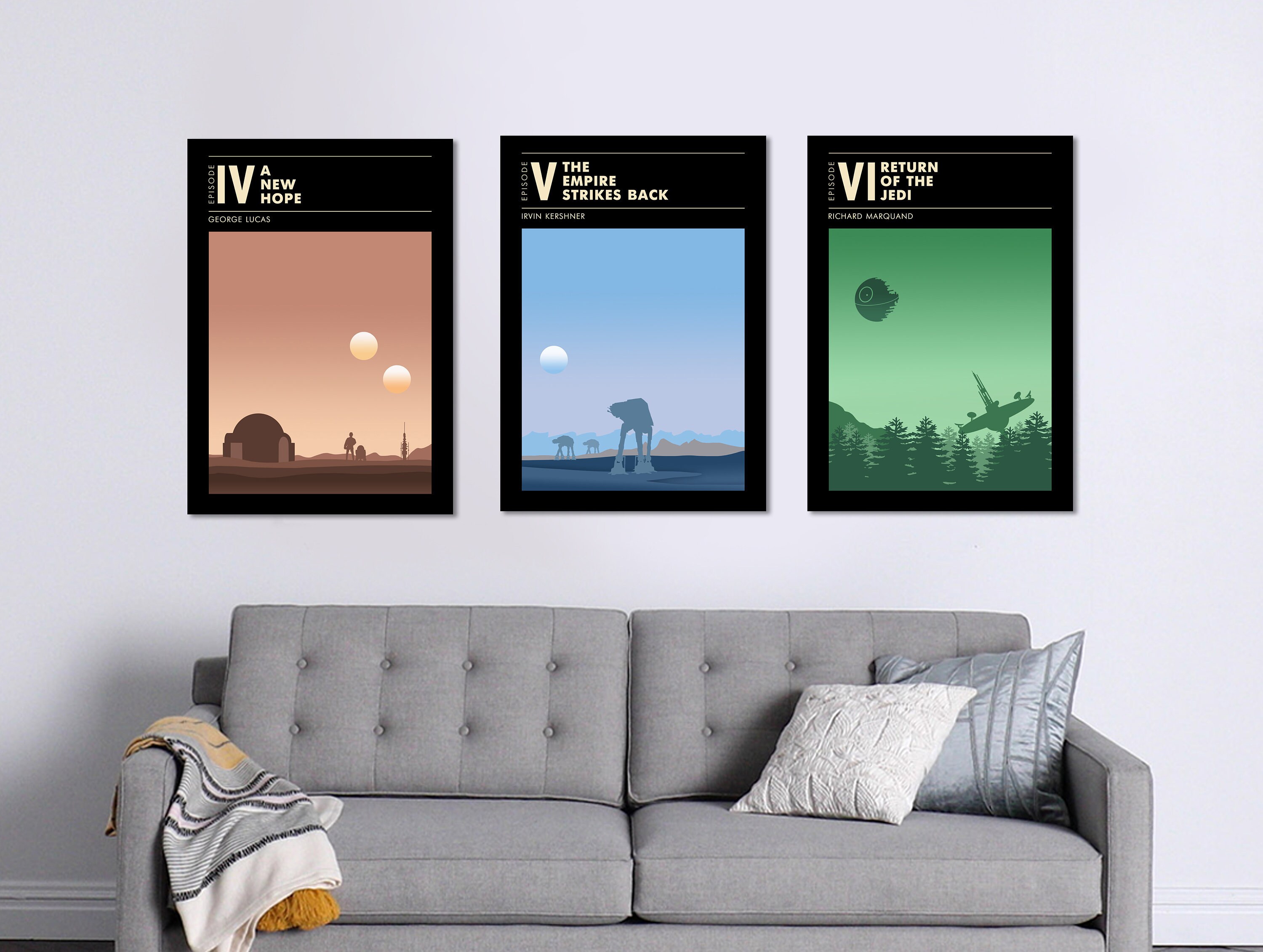 Room poster set / Vintage poster set / Kids room poster set / Etsy