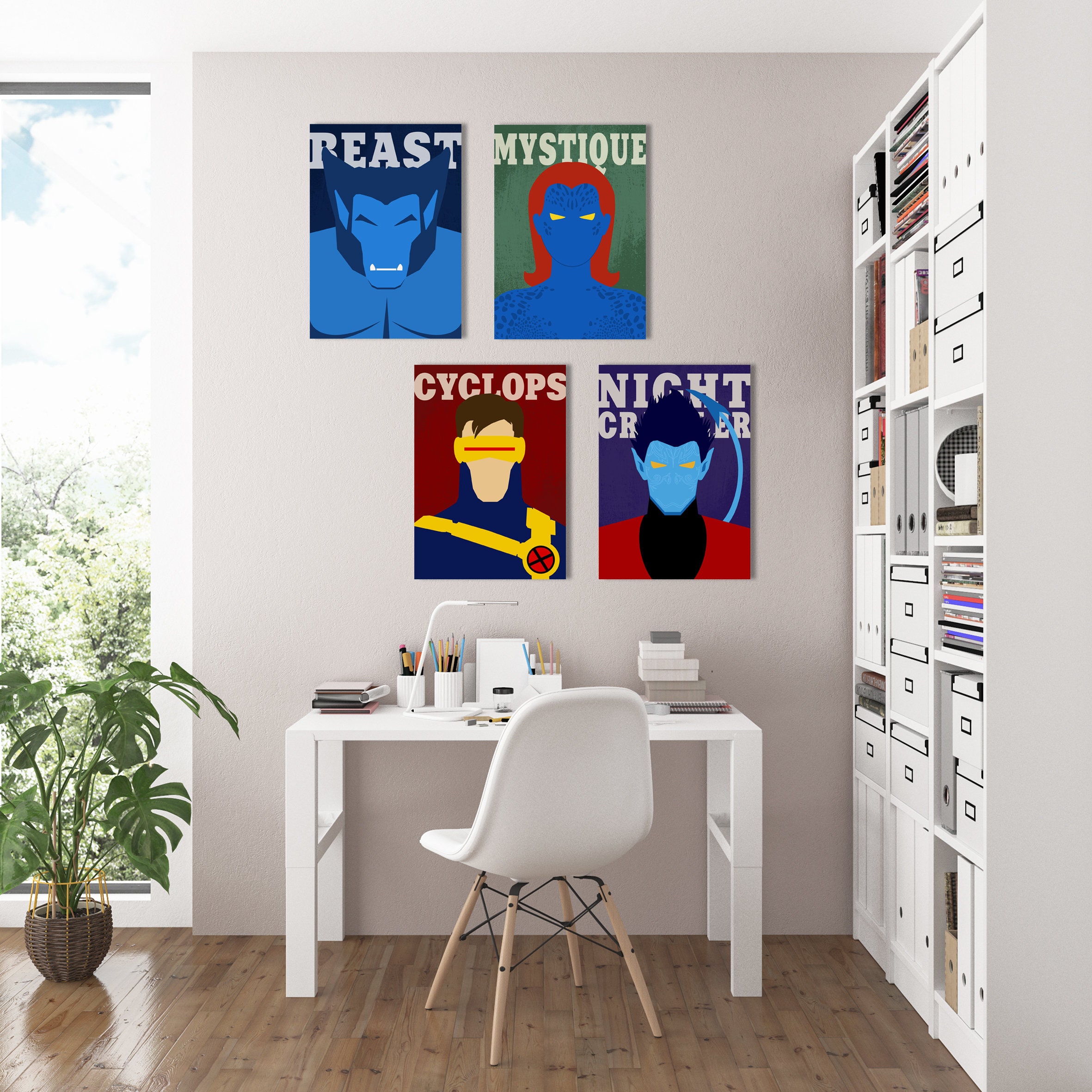 Room poster set Custom Name poster Minimalist poster Kids Etsy