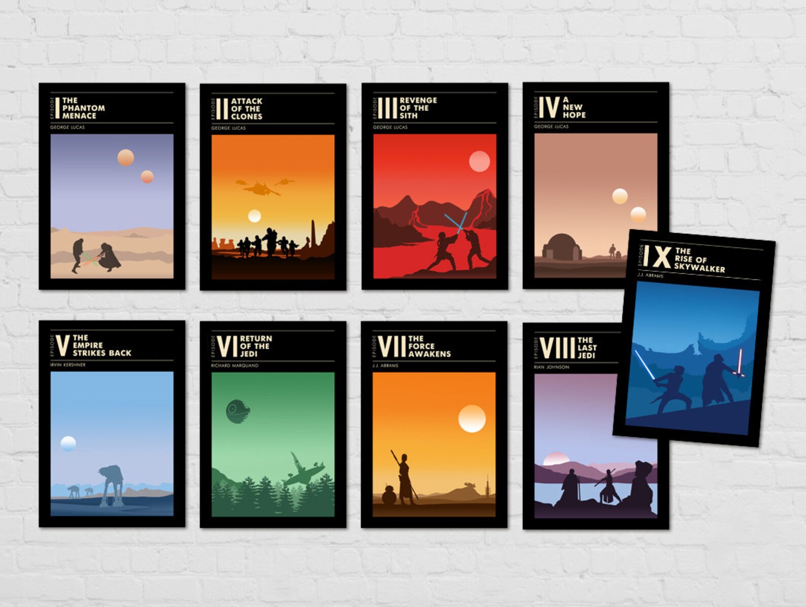 Room poster set / Vintage poster set / Kids room poster set / Etsy