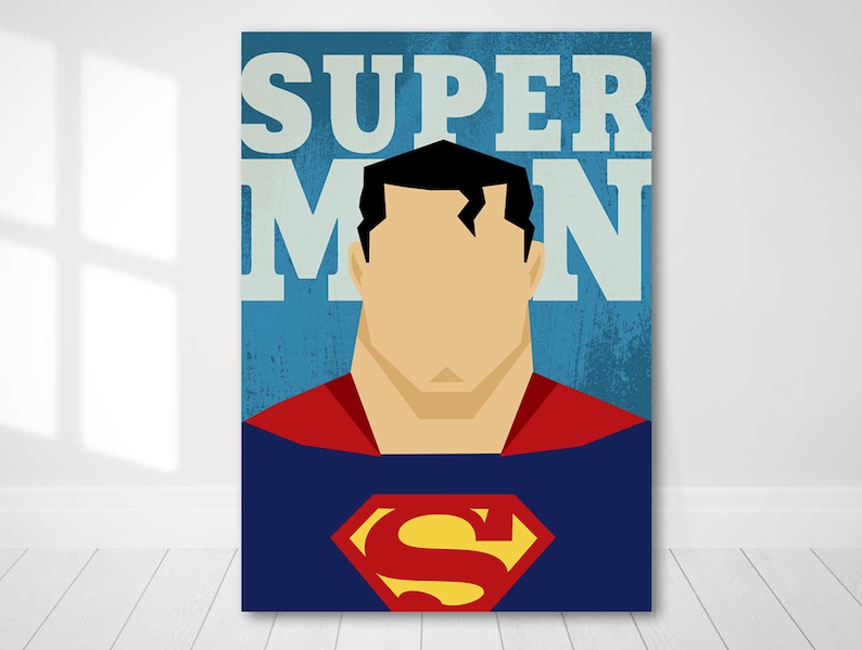 Superman poster / Superman print / Superman printable / Superman canvas print / Superman minimalist poster / Superhero posters printable image relating to Superman Printable titled Superman poster / Superman print / Superman printable / Superman canvas print / Superman minimalist poster / Superhero posters printable