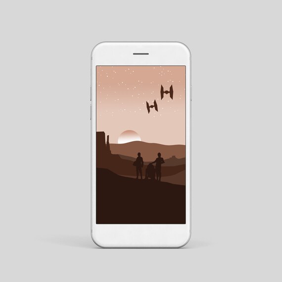 Phone Wallpapers Wallpaper For Phone Wallpapers Star Wars Etsy