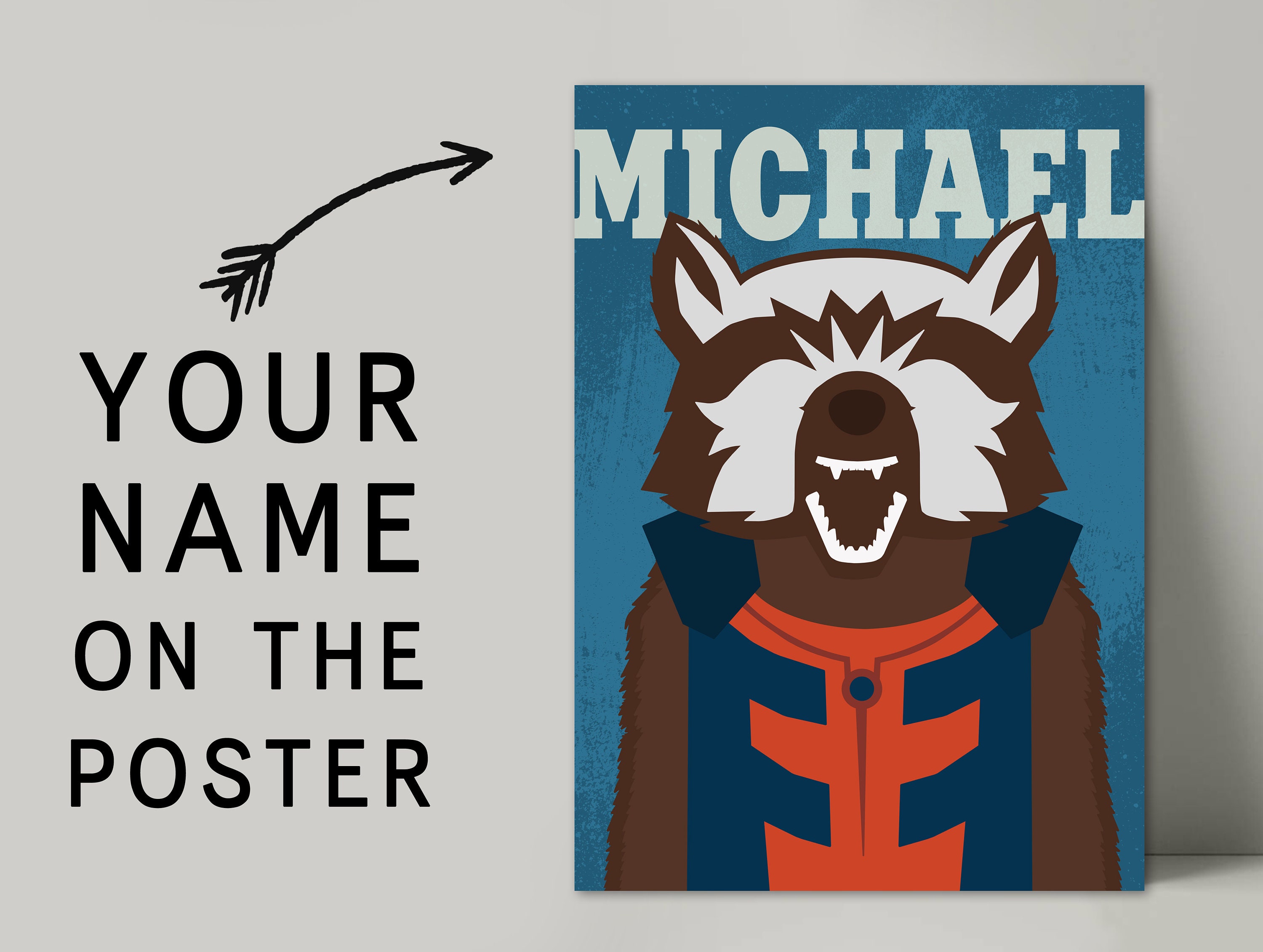 Room poster set Custom Name poster Minimalist poster Kids Etsy