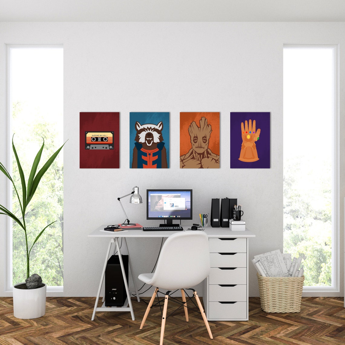 Room poster set Custom Name poster Minimalist poster Kids Etsy