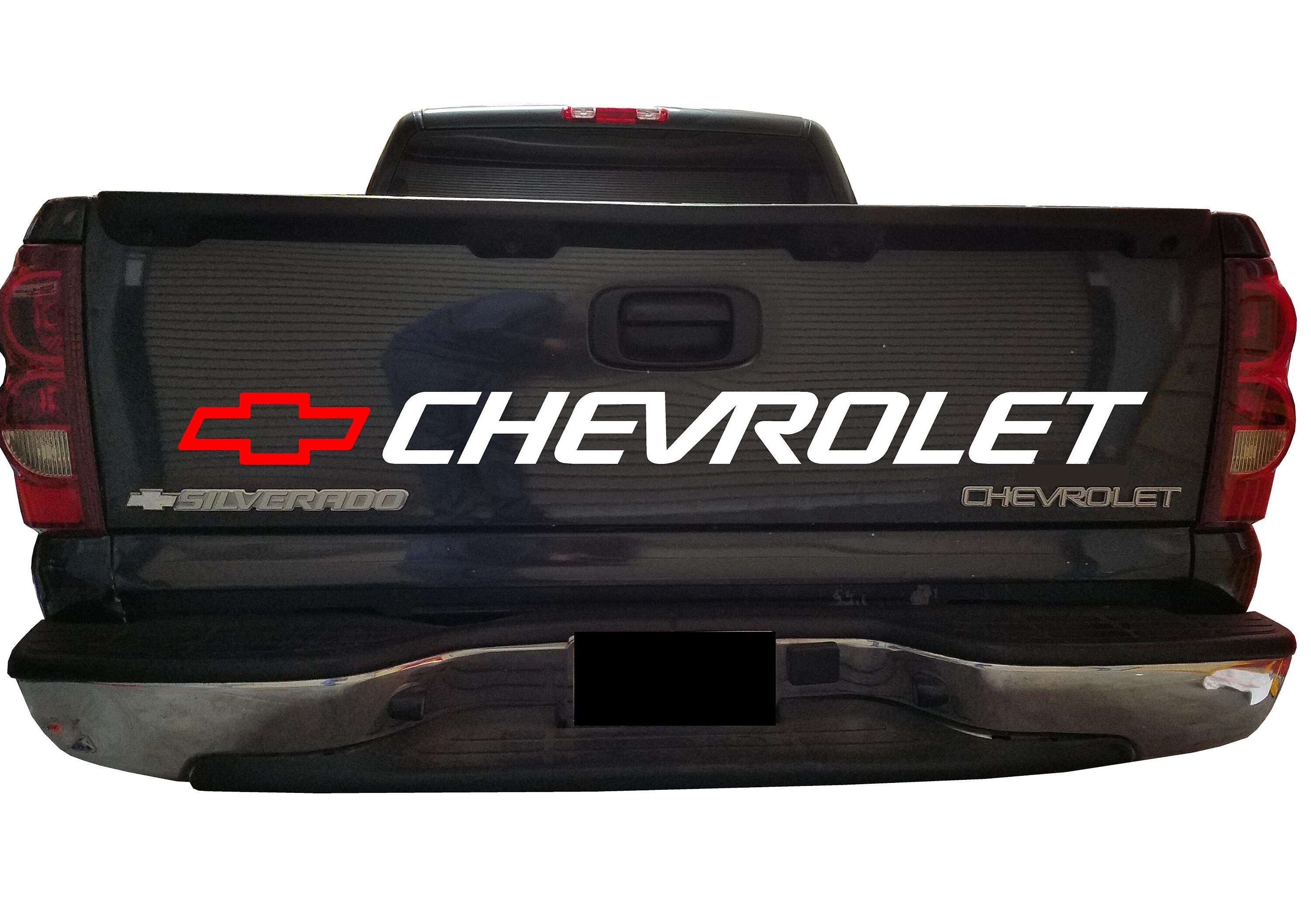 CHEVY Tailgate bed Decal CHEVROLET 1500 Window Sticker Etsy