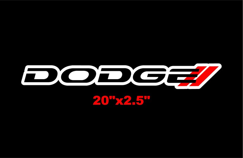 DODGE Windshield Decal Mopar Challenger Charger RT sxt RAM Etsy