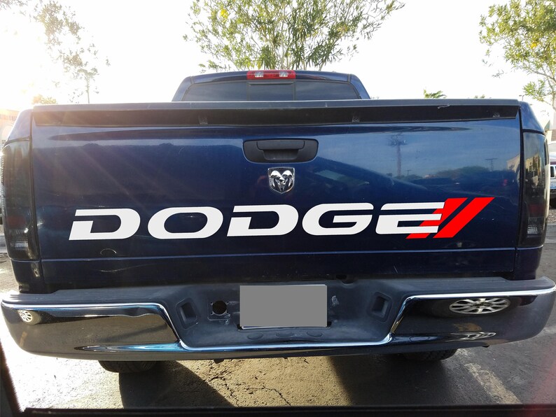 Dodge Vinyl Decal Sticker Ram Tailgate Banner Dodge Window Etsy