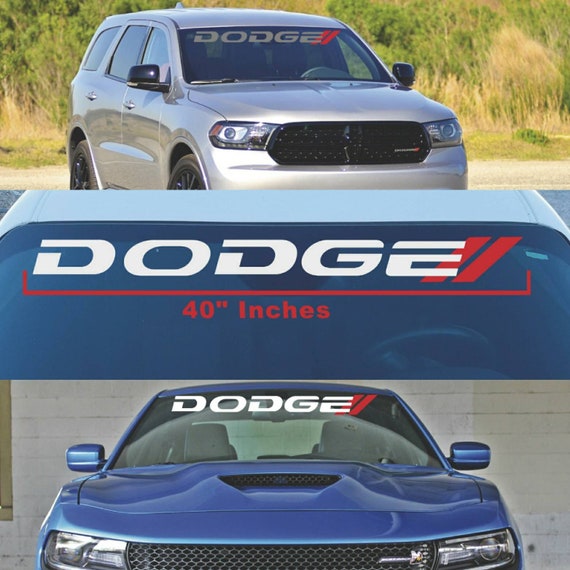 Dodge Windshield Decal Mopar Vehicles Challenger Charger Se Rt Etsy