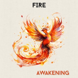 Fire Awakening Journal, channels the energy of passion, transformation, and sacred truth with the Fire Element.