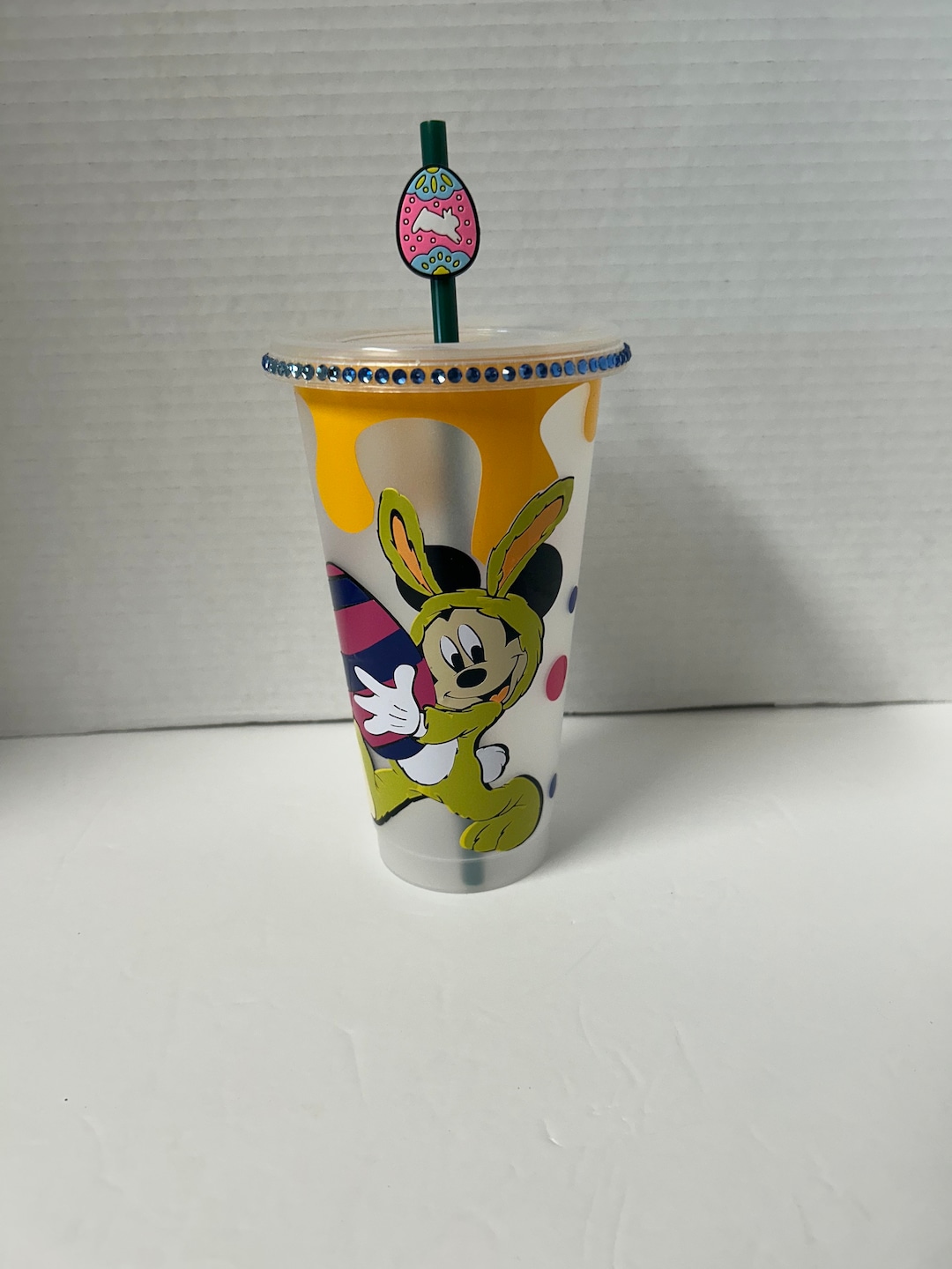 Starbucks Rabbit Topper Easter Bunny Mouse Starbucks Cold Cup With Straw Topper - Etsy