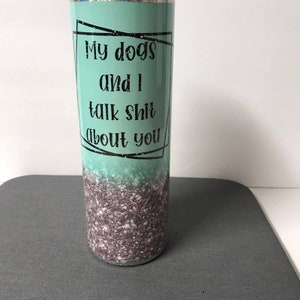Funny dog 20 oz Tumbler, christmas, gift, stainless steel, insulation