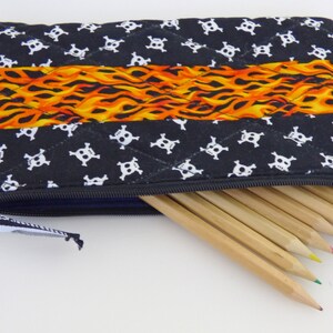 Black and Orange pencil case
