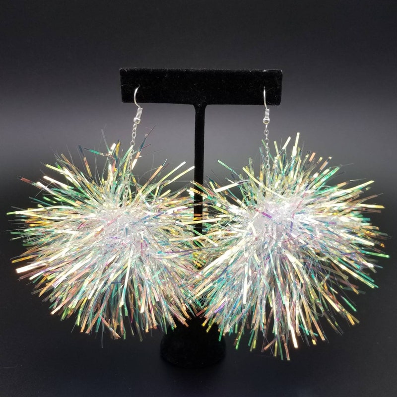 TINSEL EARRINGS
