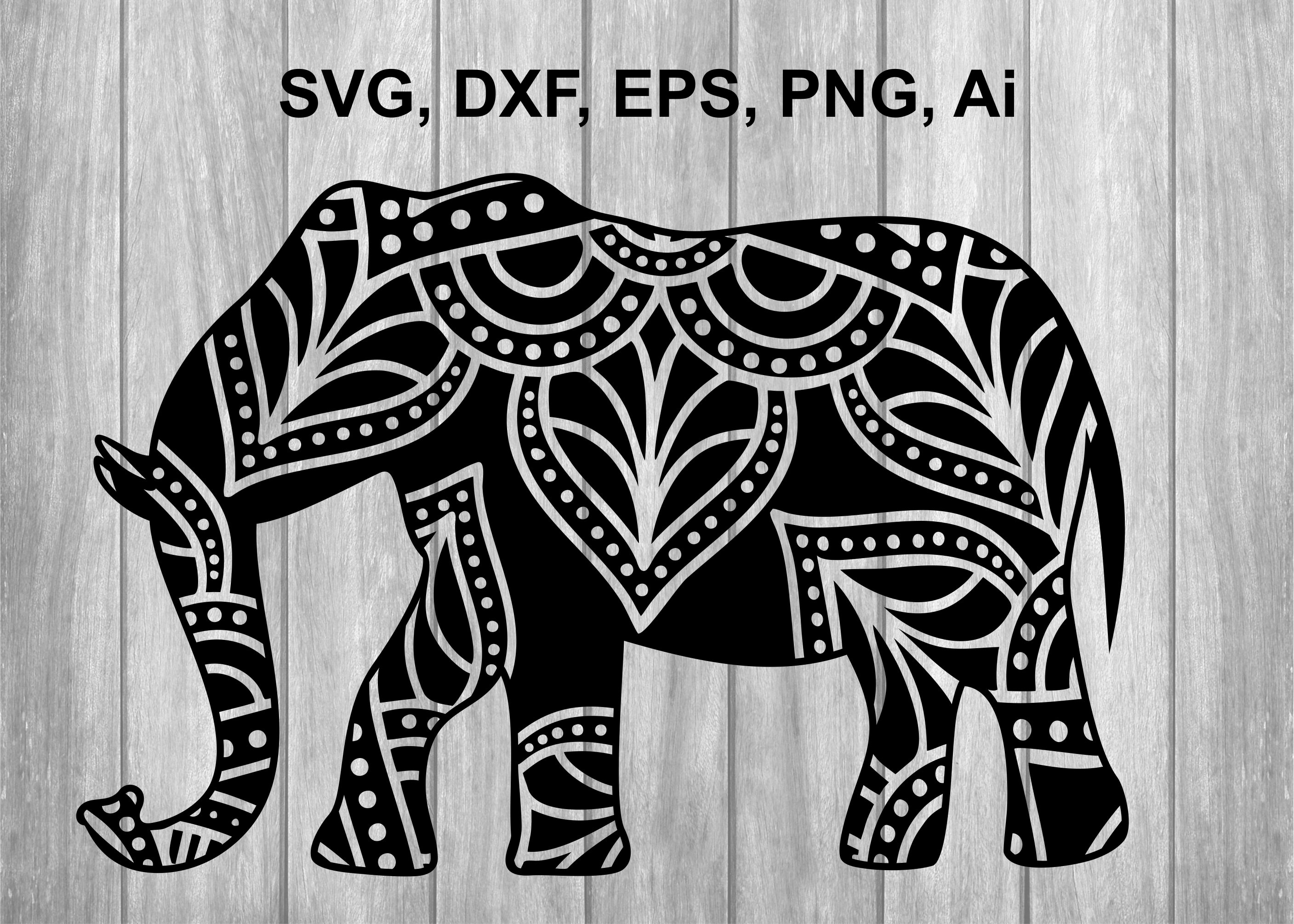 Download Elephant Svg Cut Files Elephant Mandala Elephant Cricut Elephant Silhouette Elephant T Shirts Elephant Clipart Svg Dfx Eps Png Ai