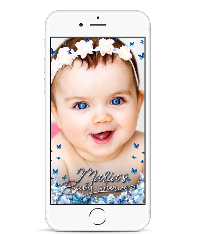 Butterfly Filter Baby Shower Snapchat Geofilter Butterfly Gold Etsy