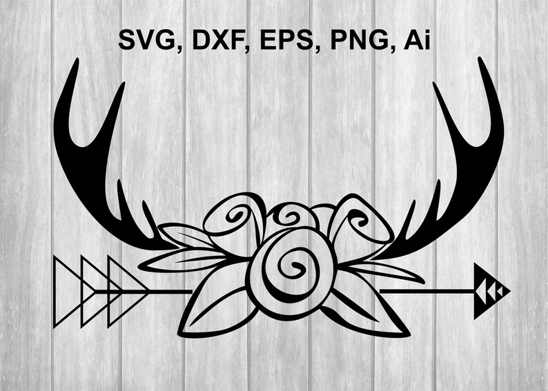 Download Deer Antlers Flowers Svg File Cut Files Arrow Floral Flower 27 Floral Deer Antlers Svg Flower Antlers Clip Art Deer Antlers Svg Boho Drawing Illustration Art Collectibles Efp Osteology Org