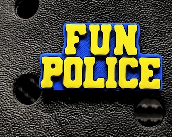 Fun Police clog Charm funny Gift  MADE IN BRITAIN