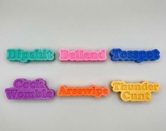 Bag of 6 funny insults wax melts-rude gag gift-offensive adult birthday gift