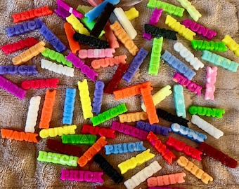 Offensive swear word wax melts-rude gag gift-adult birthday present