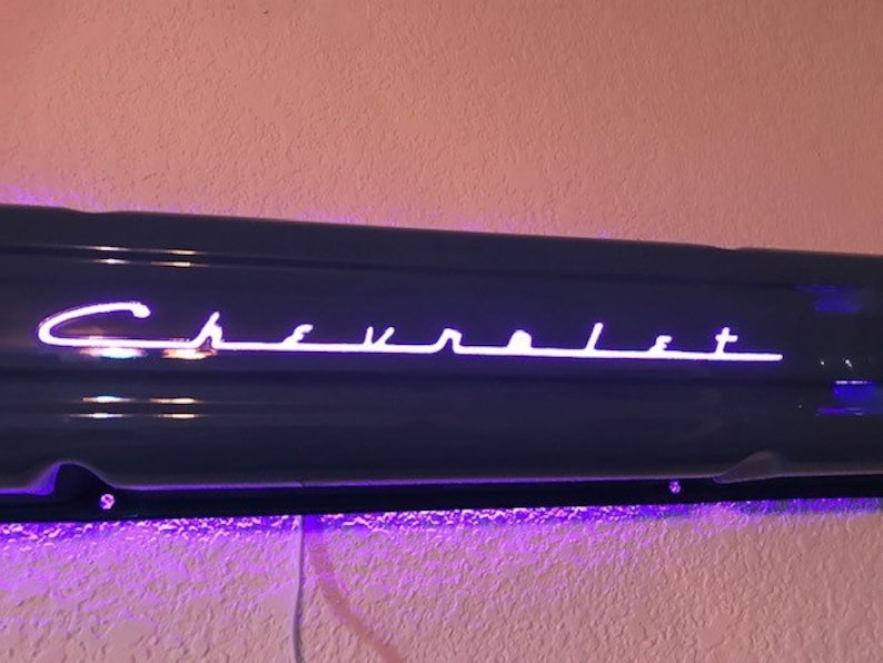 Chevrolet Inline Six Script Valve Cover Light RGB LED With Remote Etsy
