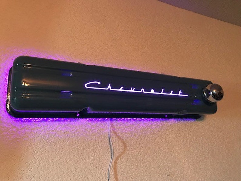 Chevrolet Inline Six Script Valve Cover Light RGB LED With Remote Etsy