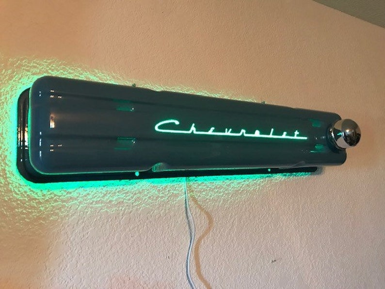 Chevrolet Inline Six Script Valve Cover Light RGB LED With Remote Etsy