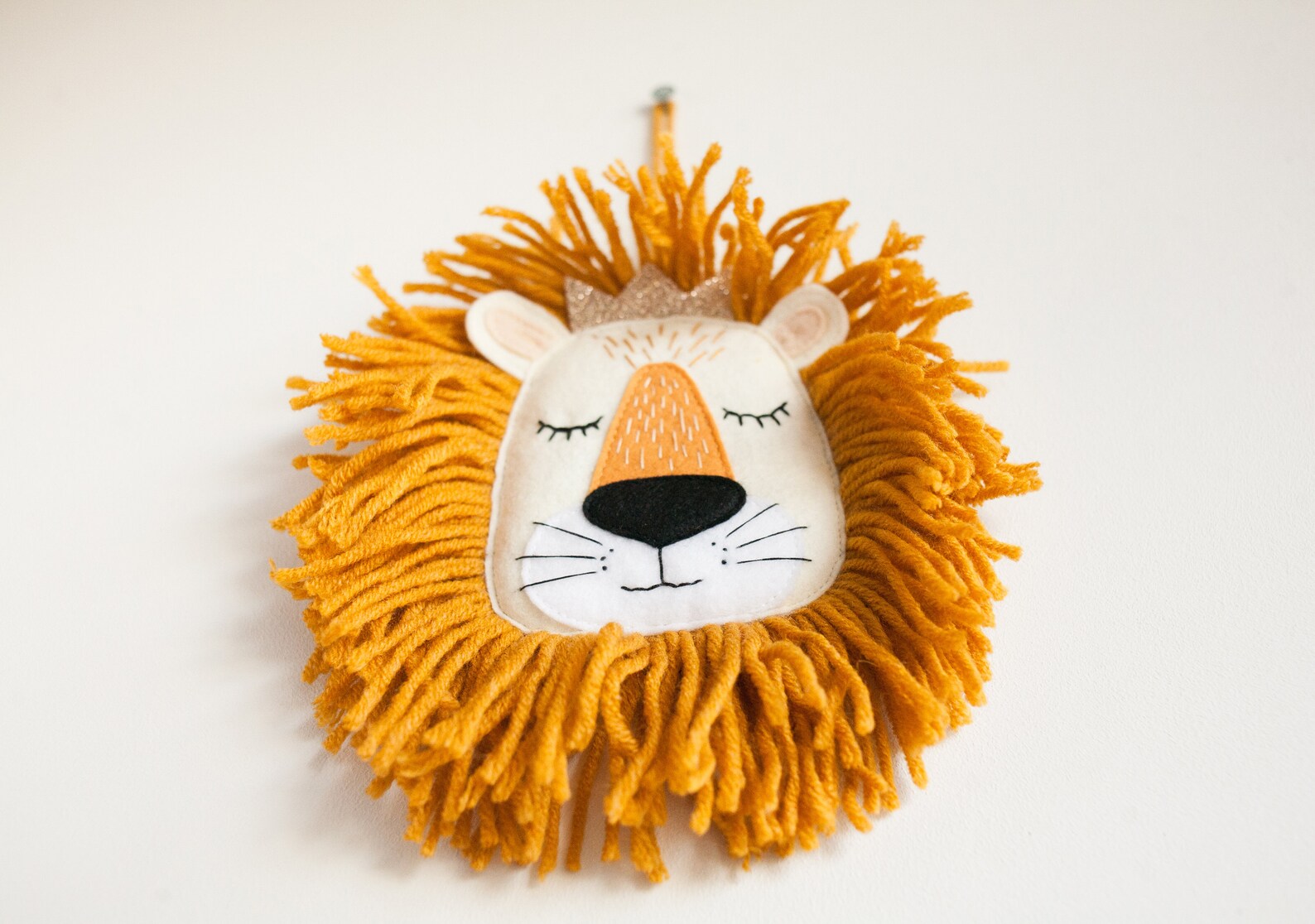 Lion Head on the Wall Lion Nursery Decor Lion Wall Art Etsy