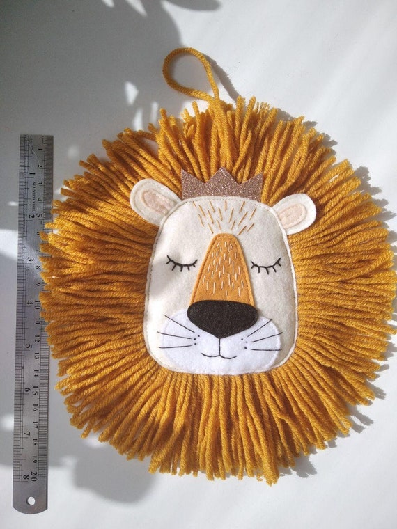 Lion Head On The Wall Nursery Decor Art - Lion Wall Decor Lion Head On The Wall Nursery Decor Art - Lion Wall Decor
