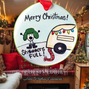 Cousin Eddie Christmas Ornament from The Nola Watkins Classic Collection™ | Clark Griswold | Griswold Family Vacation Ornament
