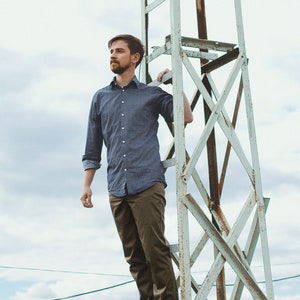 Khaki Green Chinos | Light Chino Pants / Slacks for Men | Business Casual Menswear for Summer