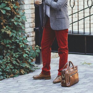 Red corduroy pants mens clearance