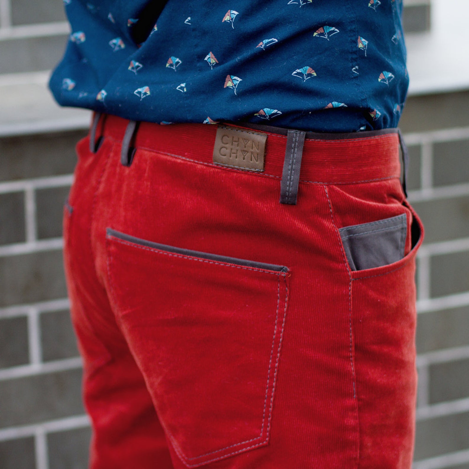 Chuck regular corduroy pants - Apple Cinnamon