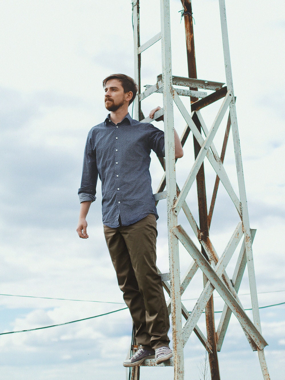 Khaki Green Chinos | Light Chino Pants / Slacks for Men | Business