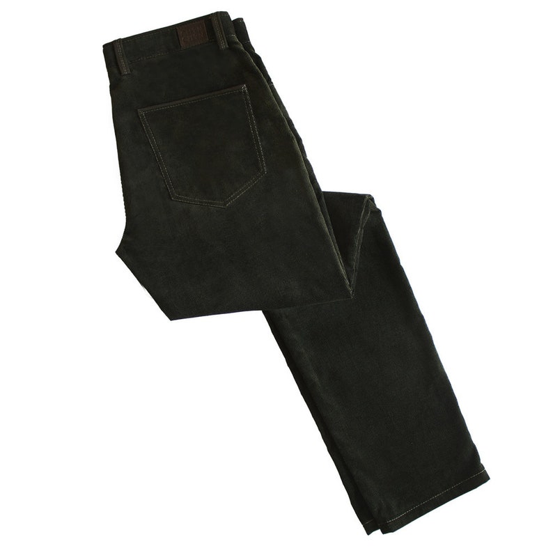 Pine Woods Mens Corduroy Pants Limited Edition Dark Khaki Etsy