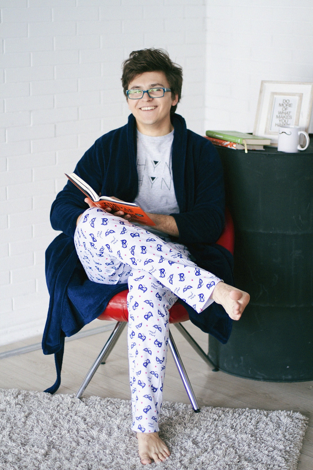 Superhero Print Men's PJ Bottoms Superhero Gift Gift for Husband for 