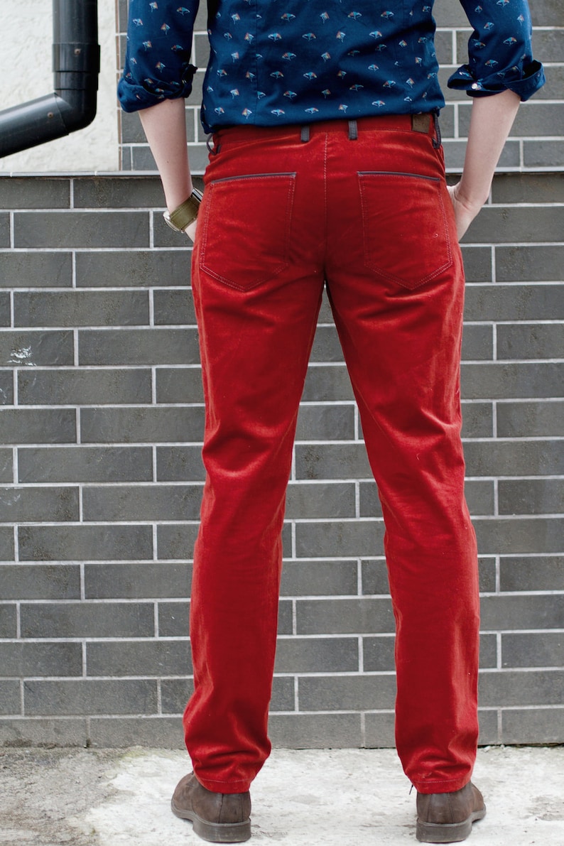 Red Hot Chili Mens Corduroy Pants Limited Edition Scarlet | Etsy