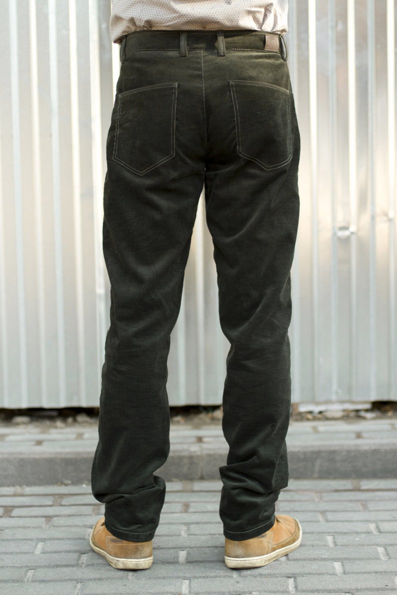 Pine Woods Mens Corduroy Pants Limited Edition Dark Khaki - Etsy