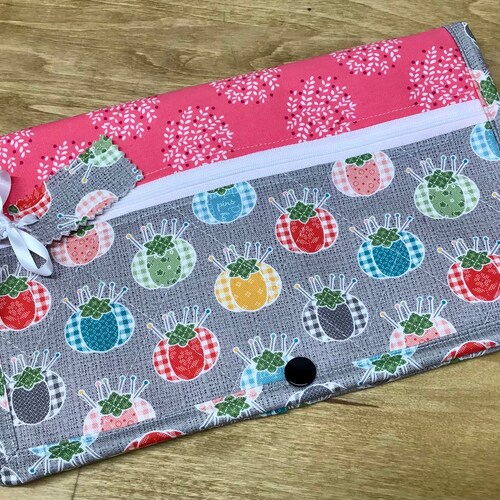 Cross Stitch Project Clutch W/thread Bed Etsy