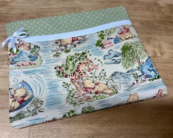 Quilted Cross Stitch  Project Bag 13" x 11" Winnie The Pooh