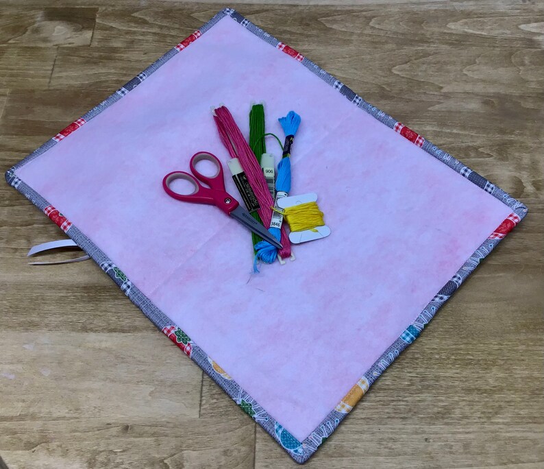 Cross Stitch Project Clutch W/thread Bed Etsy