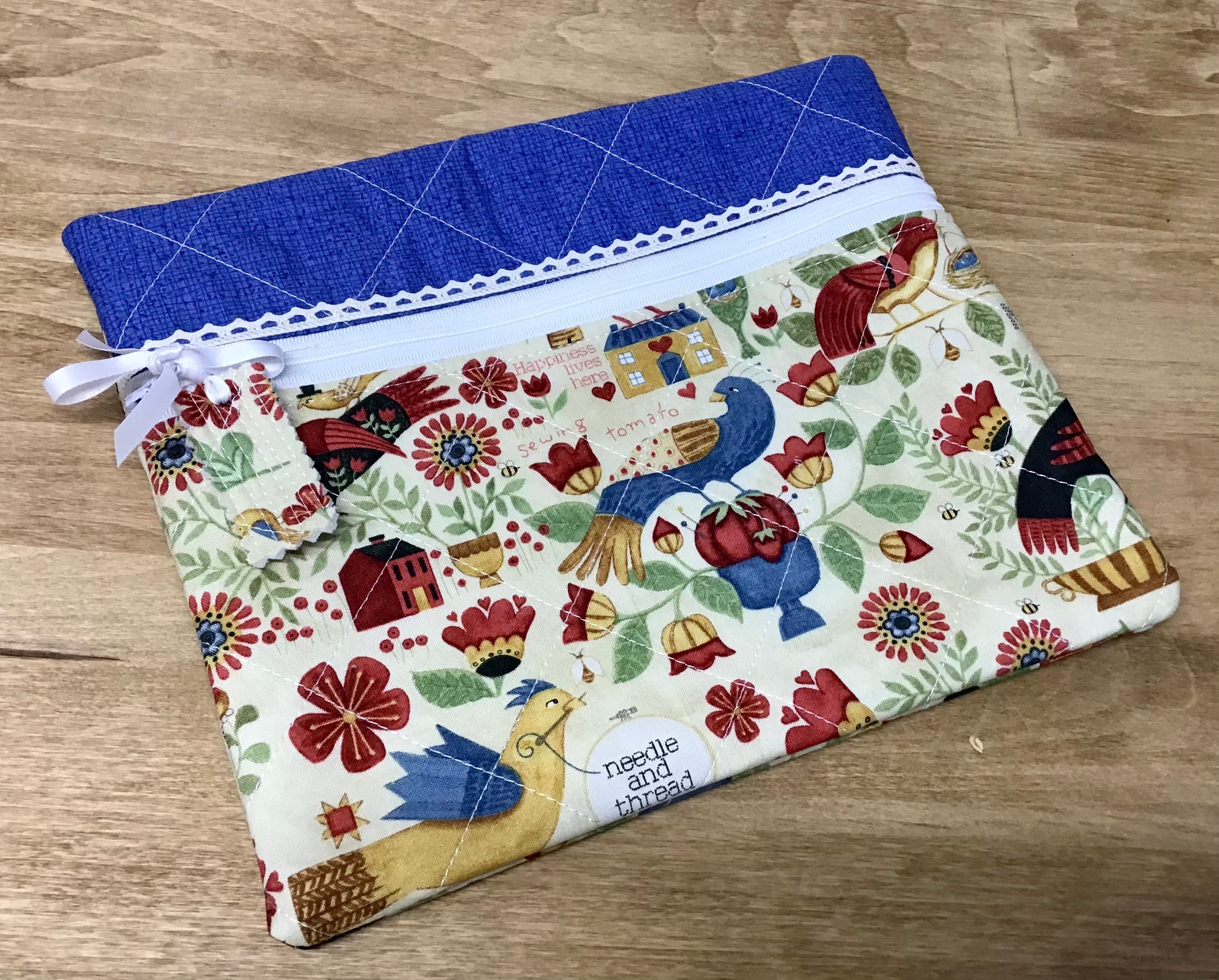 Cross Stitch Project Bag - Pohutukawa