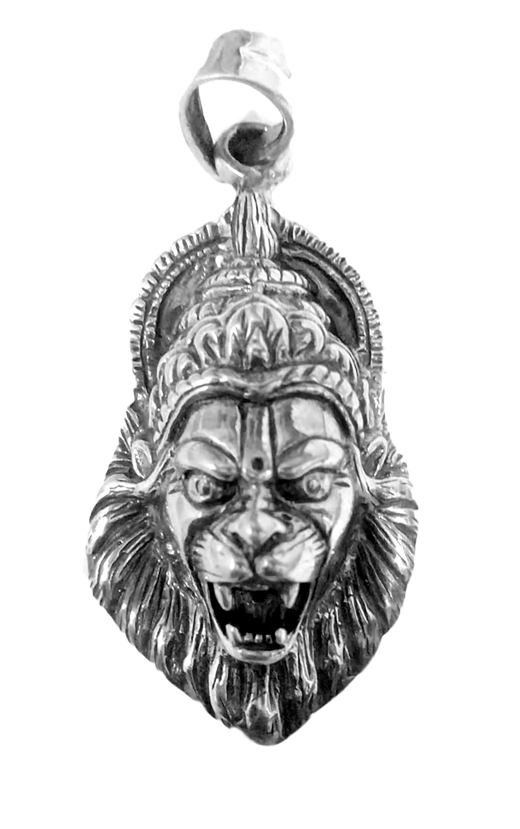 Vishnu Avatar Narasimha Swamy 925 Sterling Silver Narasimha Pendant ...