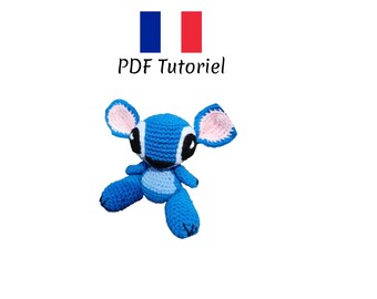 Stichanleitung Amigurumi Häkelplüsch, Anleitung auf Französisch