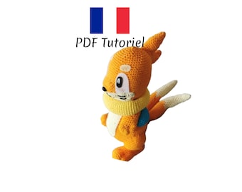 Mustebouee oder Buizel Amigurumi Häkel-Plüsch-Tutorial, Tutorial auf Französisch