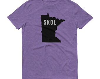 Minnesota SKOL T-shirt voor heren en dames | Ringgesponnen katoen | Klassieke pasvorm