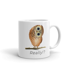 Owl Coffee Mug/Owl Coffee Cup/Owl Mug/Coffee Mug/Owl Gift/Ceramic Mug/Bird Mug/Cute Owl Mug/Funny Mug/Funny Owl Mug/Funny Bird Mug/Cup