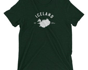 Iceland T-Shirt for Men and Women | Premium Tri-blend Fabric