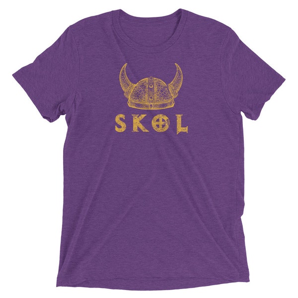 SKOL Viking T-Shirt for Men and Women | Premium Triblend Fabric