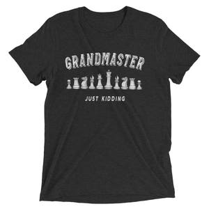 Camiseta de ajedrez - Hombre - Camiseta de manga corta - Camiseta de ajedrez fresca y divertida - Camiseta de ajedrez Grandmaster - Club de ajedrez - Regalo de ajedrez