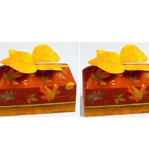 Autumn Beauty Cookies/Candy Box #29021, 2/pk, 1 package, Cookie Box, Candy Box