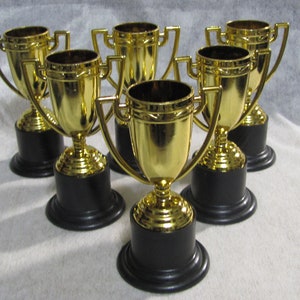 Plastic Trophies #39804vp, 6/pk, 1 package, Toy Trophy